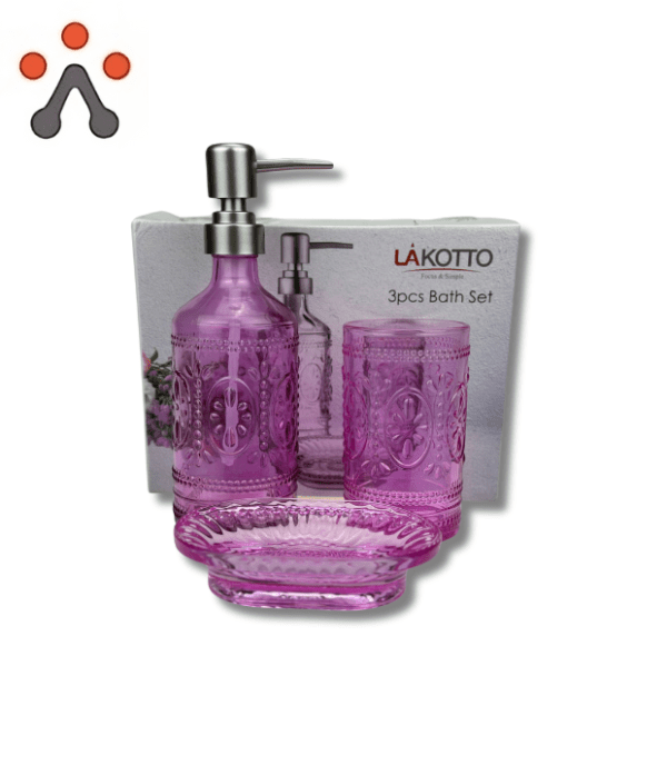 Set Baño Fucsia