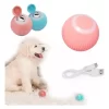 Pelota inteligente para mascotas con diseño compacto y recargable.